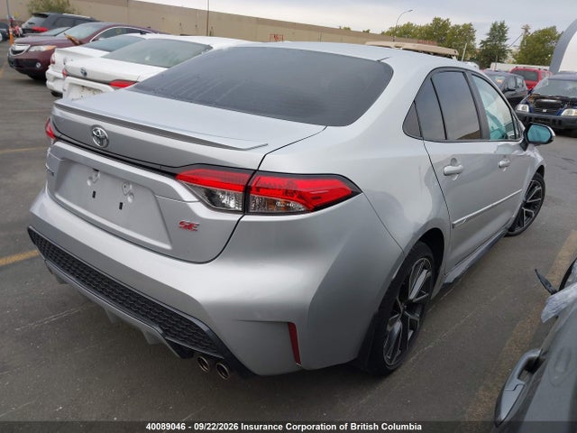 2020 Toyota Corolla Se/xse მანქანა იყიდება აუქციონზე, vin: 5YFB4RBE0LP016249, აუქციონის ნომერი: 40089046