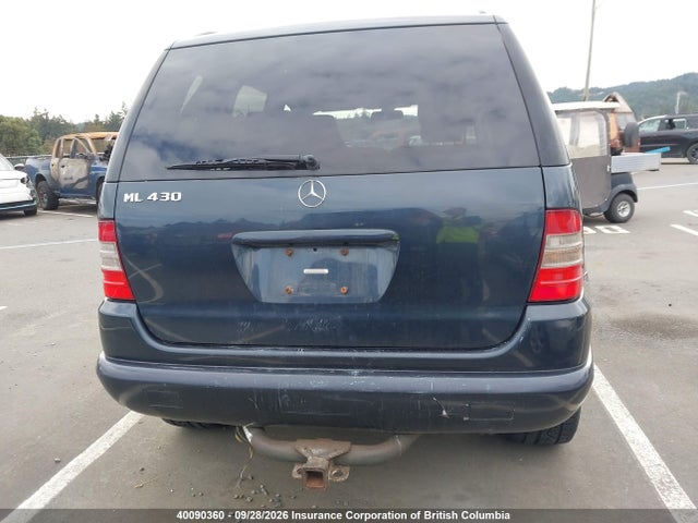 Aukcja sprzedaży 2000 Mercedes-benz Ml 430 4matic, vin: 4JGAB72E4YA172680, numer aukcji: 40090360
