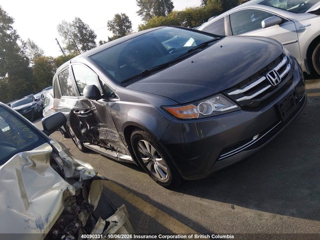 Auction sale of the 2016 Honda Odyssey Se, vin: 5FNRL5H3XGB504089, lot number: 40090331