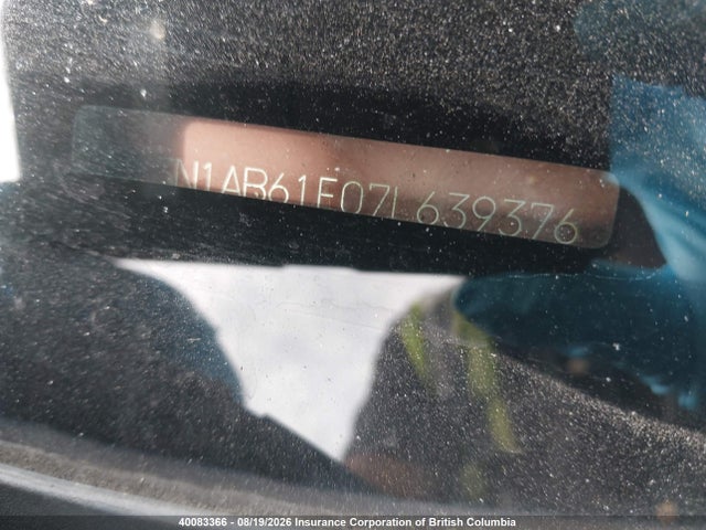 Продаж на аукціоні авто 2007 Nissan Sentra 2.0/2.0s/2.0sl, vin: 3N1AB61E07L639376, номер лоту: 40083366