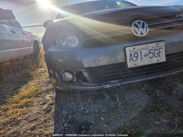 40090393 :رقم المزاد ، 3VWTL8AJ4AM619125 vin ، 2010 Volkswagen Golf مزاد بيع