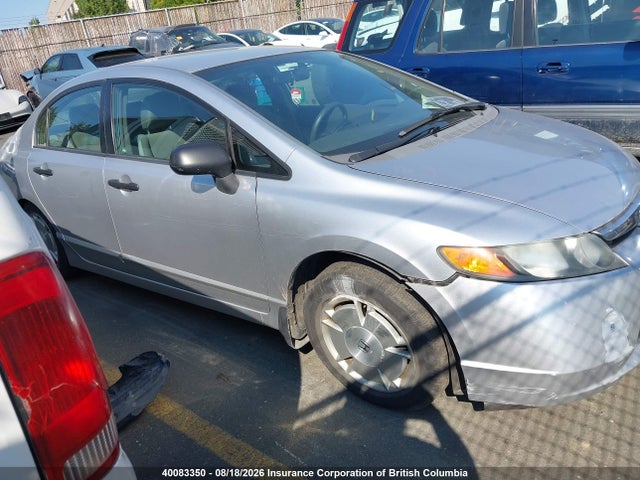 Aukcja sprzedaży 2008 Honda Civic Dx-g, vin: 2HGFA16478H113217, numer aukcji: 40083350