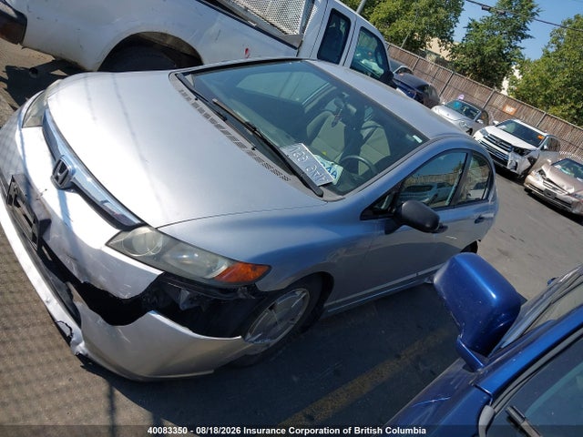 Aukcja sprzedaży 2008 Honda Civic Dx-g, vin: 2HGFA16478H113217, numer aukcji: 40083350