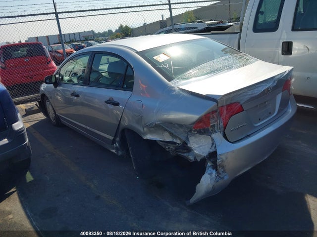 Aukcja sprzedaży 2008 Honda Civic Dx-g, vin: 2HGFA16478H113217, numer aukcji: 40083350
