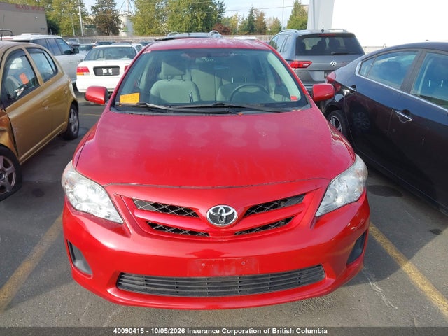 40090415 :رقم المزاد ، 2T1BU4EE6BC742422 vin ، 2011 Toyota Corolla Ce مزاد بيع