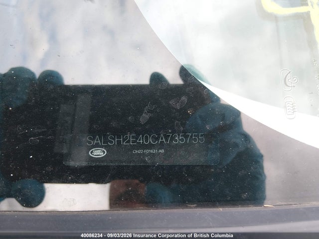 Aukcja sprzedaży 2012 Land Rover Range Rover Sport Sc, vin: SALSH2E40CA735755, numer aukcji: 40086234