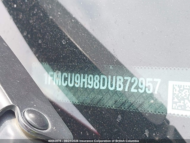 Продаж на аукціоні авто 2013 Ford Escape Sel, vin: 1FMCU9H98DUB72957, номер лоту: 40083978