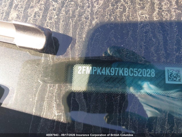 40087943 :رقم المزاد ، 2FMPK4K97KBC52028 vin ، 2019 Ford Edge Titanium مزاد بيع
