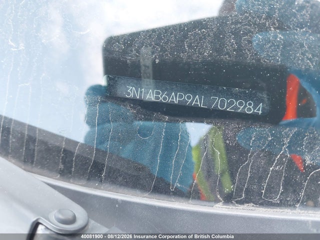 40081900 :رقم المزاد ، 3N1AB6AP9AL702984 vin ، 2010 Nissan Sentra 2.0/2.0s/sr/2.0sl مزاد بيع
