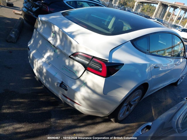 Продажа на аукционе авто 2022 Tesla Model 3 Long Range, vin: 5YJ3E1EB6NF158267, номер лота: 40090467