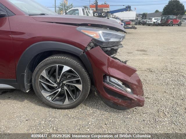Продажа на аукционе авто 2019 Hyundai Tucson Limited/sel/sport/ultimate/value/night, vin: KM8J3CAL3KU996410, номер лота: 40090477