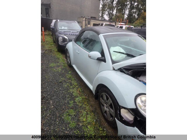40090493 :رقم المزاد ، 3VWRF21Y16M330772 vin ، 2006 Volkswagen New Beetle Convertible 2.5l مزاد بيع