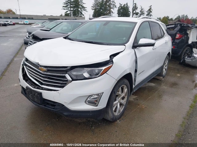 Продажа на аукционе авто 2018 Chevrolet Equinox Premier, vin: 2GNAXVEV1J6190554, номер лота: 40085993
