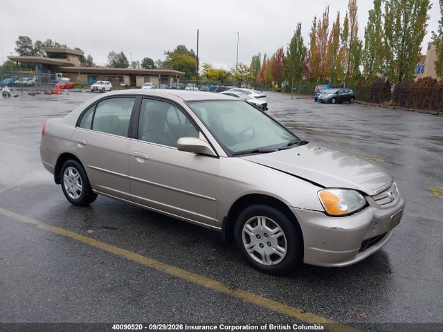 Продажа на аукционе авто 2001 Honda Civic, vin: 2HGES16601H930870, номер лота: 40090520