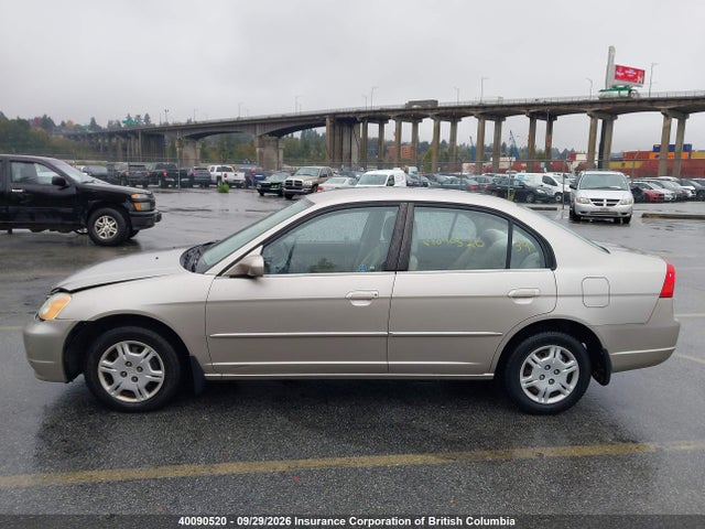 2001 Honda Civic მანქანა იყიდება აუქციონზე, vin: 2HGES16601H930870, აუქციონის ნომერი: 40090520