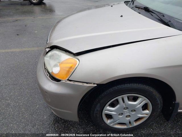 2001 Honda Civic მანქანა იყიდება აუქციონზე, vin: 2HGES16601H930870, აუქციონის ნომერი: 40090520