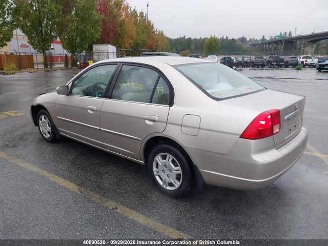 2001 Honda Civic მანქანა იყიდება აუქციონზე, vin: 2HGES16601H930870, აუქციონის ნომერი: 40090520