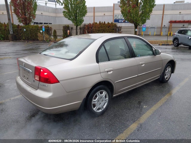 2001 Honda Civic მანქანა იყიდება აუქციონზე, vin: 2HGES16601H930870, აუქციონის ნომერი: 40090520