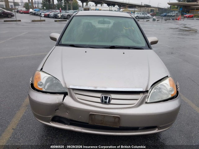2001 Honda Civic მანქანა იყიდება აუქციონზე, vin: 2HGES16601H930870, აუქციონის ნომერი: 40090520