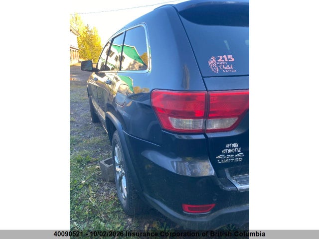 2012 Jeep Grand Cherokee Limited მანქანა იყიდება აუქციონზე, vin: 1C4RJFBT7CC342062, აუქციონის ნომერი: 40090521