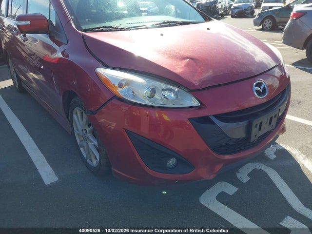 2015 Mazda 5 Grand Touring მანქანა იყიდება აუქციონზე, vin: JM1CW2DL4F0186243, აუქციონის ნომერი: 40090526