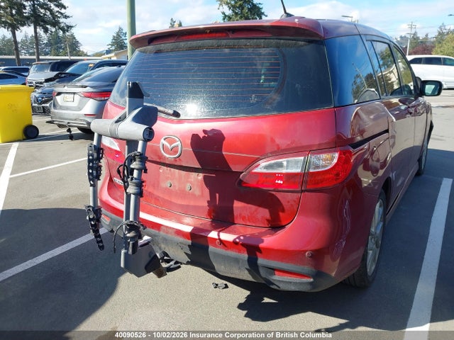2015 Mazda 5 Grand Touring მანქანა იყიდება აუქციონზე, vin: JM1CW2DL4F0186243, აუქციონის ნომერი: 40090526