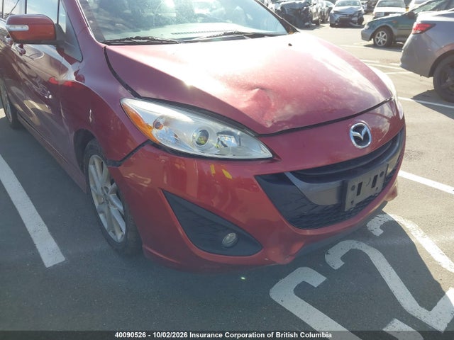 2015 Mazda 5 Grand Touring მანქანა იყიდება აუქციონზე, vin: JM1CW2DL4F0186243, აუქციონის ნომერი: 40090526