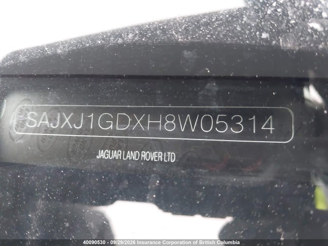 2017 Jaguar Xj მანქანა იყიდება აუქციონზე, vin: SAJXJ1GDXH8W05314, აუქციონის ნომერი: 40090530