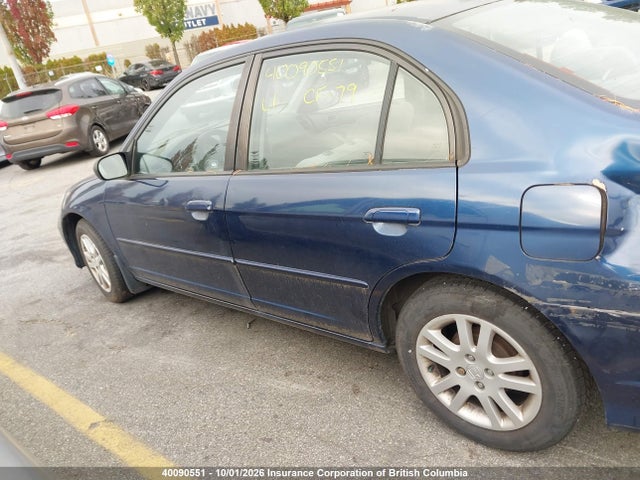 Aukcja sprzedaży 2005 Honda Civic, vin: 2HGES16645H040006, numer aukcji: 40090551