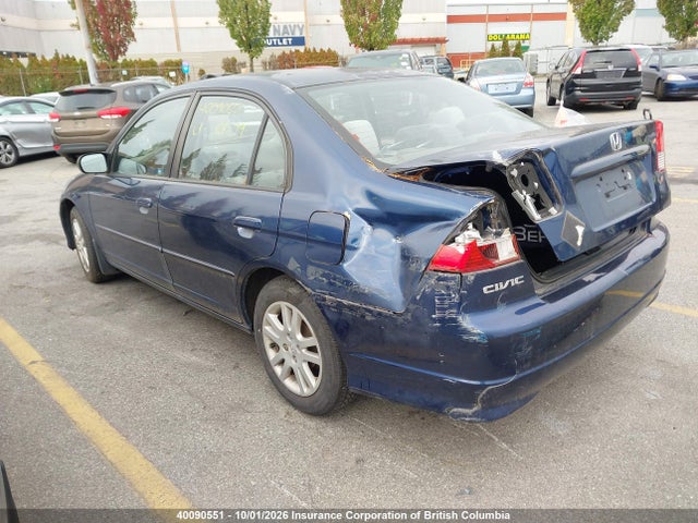 Aukcja sprzedaży 2005 Honda Civic, vin: 2HGES16645H040006, numer aukcji: 40090551