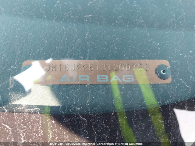 Продажа на аукционе авто 2003 Mazda Protege Dx/lx/es, vin: JM1BJ225131200796, номер лота: 40081249