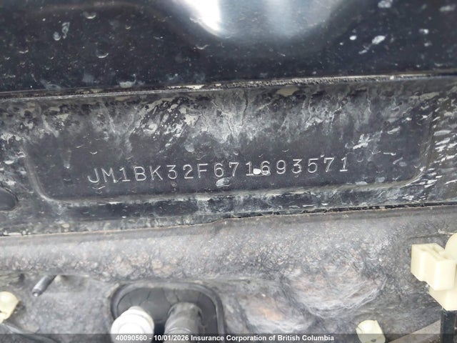 2007 Mazda 3 I მანქანა იყიდება აუქციონზე, vin: JM1BK32F671693571, აუქციონის ნომერი: 40090560