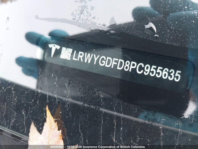Aukcja sprzedaży 2023 Tesla Model Y, vin: LRWYGDFD8PC955635, numer aukcji: 40090563