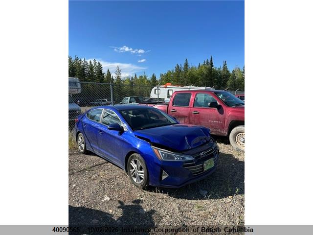2020 Hyundai Elantra Sel/value/limited მანქანა იყიდება აუქციონზე, vin: KMHD84LF0LU898836, აუქციონის ნომერი: 40090565