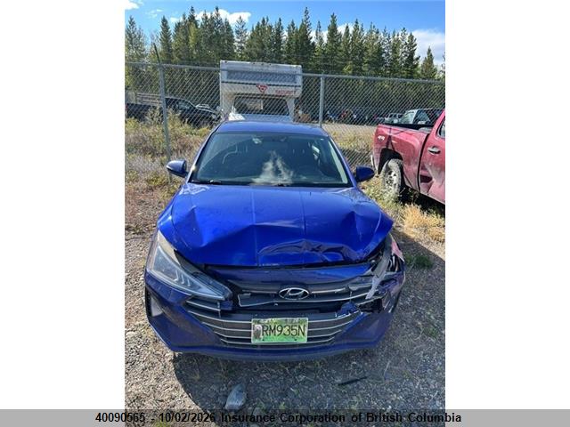 2020 Hyundai Elantra Sel/value/limited მანქანა იყიდება აუქციონზე, vin: KMHD84LF0LU898836, აუქციონის ნომერი: 40090565