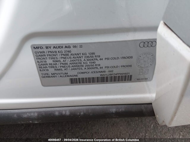 Audi Q4 E-tron Premium Plus 2023 WA1L2BFZ4PP001821 Image 9