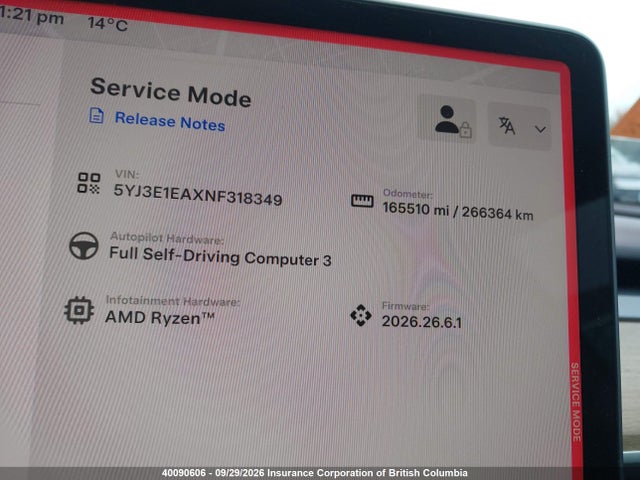 Tesla MODEL 3 2022 5YJ3E1EAXNF318349 Image 16