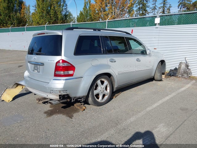 Aukcja sprzedaży 2007 Mercedes-benz Gl 450 4matic, vin: 4JGBF71E47A187995, numer aukcji: 40086184