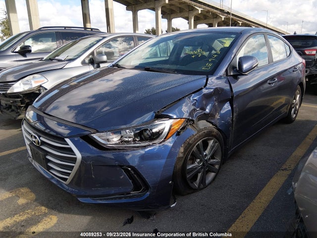 2018 Hyundai Elantra Sel/value/limited მანქანა იყიდება აუქციონზე, vin: KMHD84LF5JU517818, აუქციონის ნომერი: 40089253