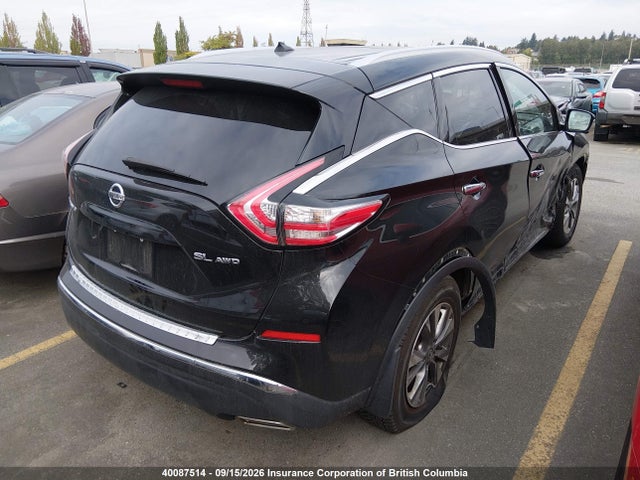 Продажа на аукционе авто 2016 Nissan Murano S/sl/sv/platinum, vin: 5N1AZ2MH8GN122149, номер лота: 40087514