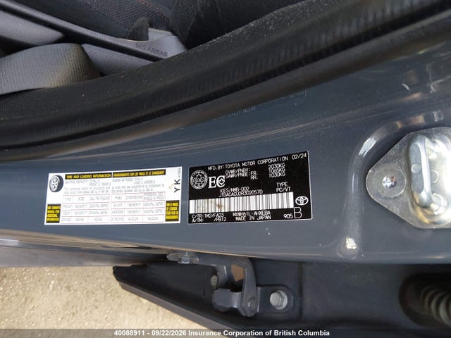 40088911 :رقم المزاد ، JTDACACU2R3020570 vin ، 2024 Toyota Prius Prime Se/xse/xse Premium مزاد بيع