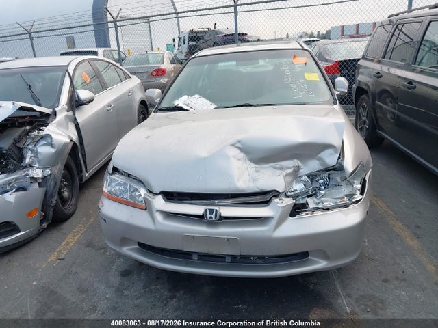 1999 Honda Accord Ex მანქანა იყიდება აუქციონზე, vin: 1HGCG1653XA800170, აუქციონის ნომერი: 40083063