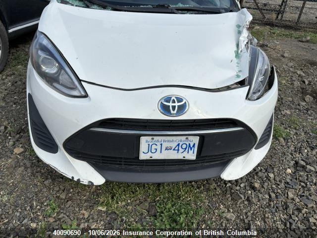 40090690 :رقم المزاد ، JTDKDTB35K1631748 vin ، 2019 Toyota Prius مزاد بيع