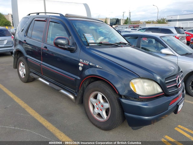 Aukcja sprzedaży 2000 Mercedes-benz Ml 320, vin: 4JGAB54EXYA153424, numer aukcji: 40085908