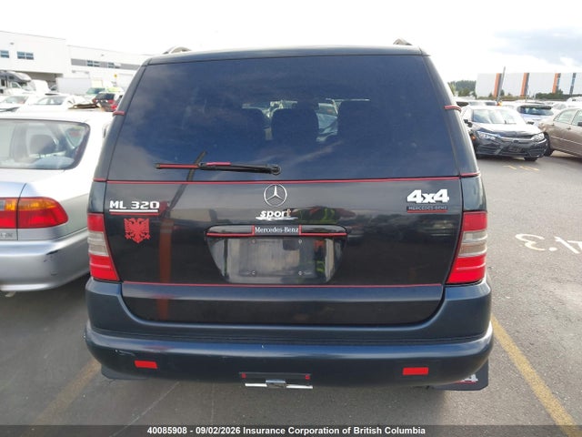 Aukcja sprzedaży 2000 Mercedes-benz Ml 320, vin: 4JGAB54EXYA153424, numer aukcji: 40085908