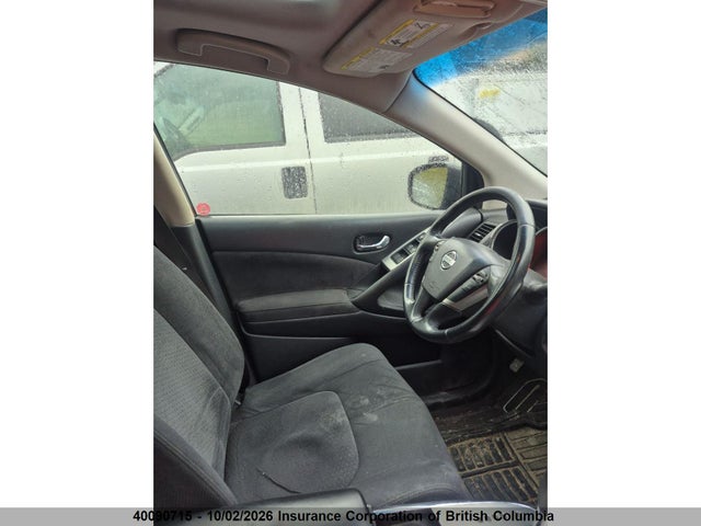 2009 Nissan Murano S/sl/le მანქანა იყიდება აუქციონზე, vin: JN8AZ18W19W100633, აუქციონის ნომერი: 40090715