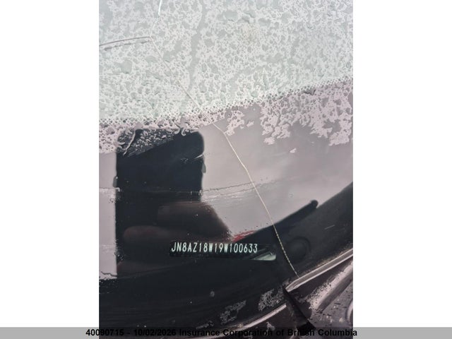2009 Nissan Murano S/sl/le მანქანა იყიდება აუქციონზე, vin: JN8AZ18W19W100633, აუქციონის ნომერი: 40090715