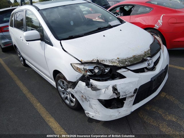 2010 Mazda 5 მანქანა იყიდება აუქციონზე, vin: JM1CR2W37A0389849, აუქციონის ნომერი: 40087612