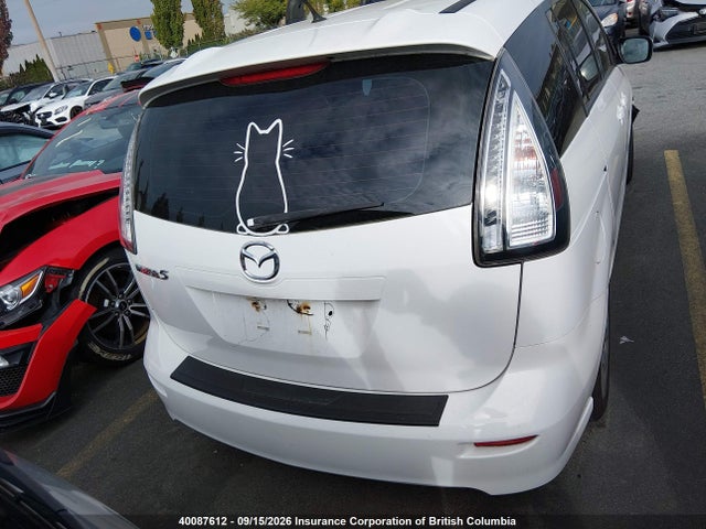 2010 Mazda 5 მანქანა იყიდება აუქციონზე, vin: JM1CR2W37A0389849, აუქციონის ნომერი: 40087612