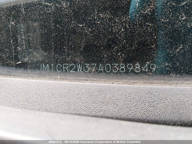 2010 Mazda 5 მანქანა იყიდება აუქციონზე, vin: JM1CR2W37A0389849, აუქციონის ნომერი: 40087612